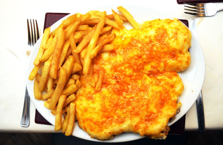 Parmo and chips